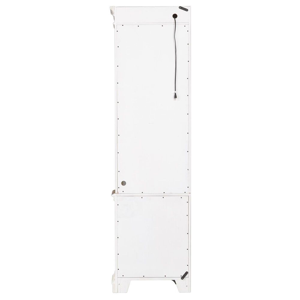 Liberty Magnolia Manor Entertainment Center in White with Antique Finish, , large