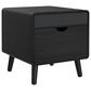 Mayberry Hill Halo Square Smart End Table in Black, , large