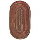 Capel Bayview 0036-560 2" x 3" Oval Cinnabar Area Rug, , large