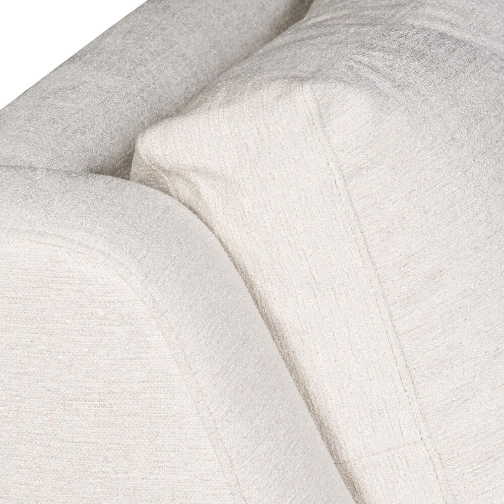 Bernhardt Germain Stationary Loveseat in White and Cream, , large