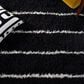 Safavieh Venus Shag VNS604Z 5"3" x 7"6" Black and Ivory Area Rug, , large