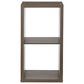 Linon Home Decor Galli 2-Shelf Bookcase in Grey, , large