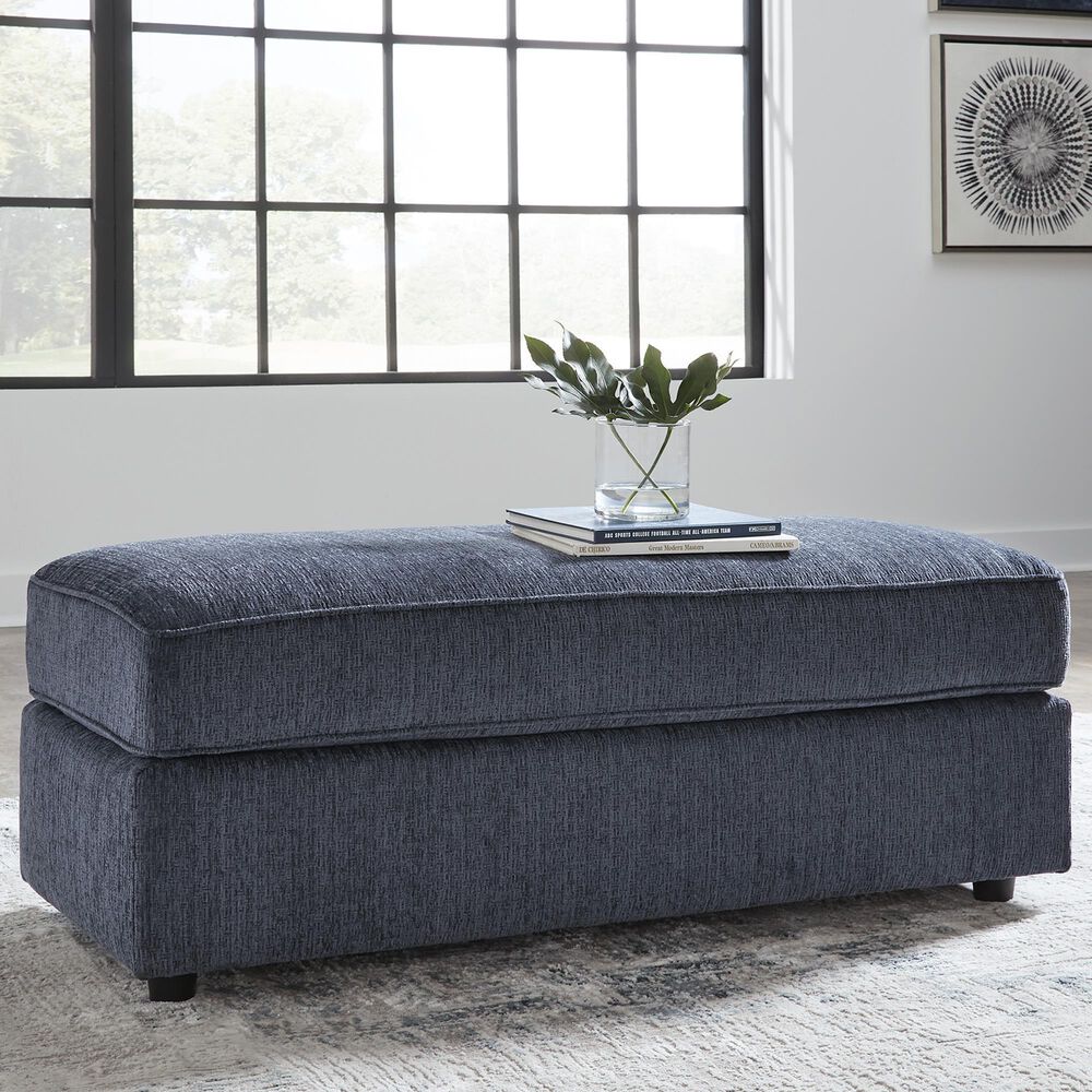 Ashley Albar Place Oversized Accent Ottoman in Cobalt, , large