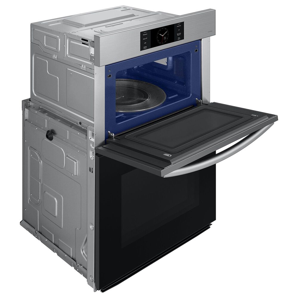 Samsung 2-Piece Kitchen Package with Bespoke 30" Combination Wall Oven and 30" Electric Cooktop in Stainless Steel, , large