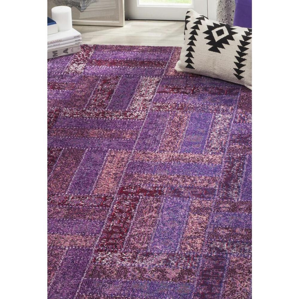 Safavieh Monaco MNC214L-5 5&#39;1&quot; x 7&#39;7&quot; Purple/Multi Area Rug, , large