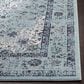 Safavieh Evoke EVK220E 11" x 15" Light Blue Area Rug, , large