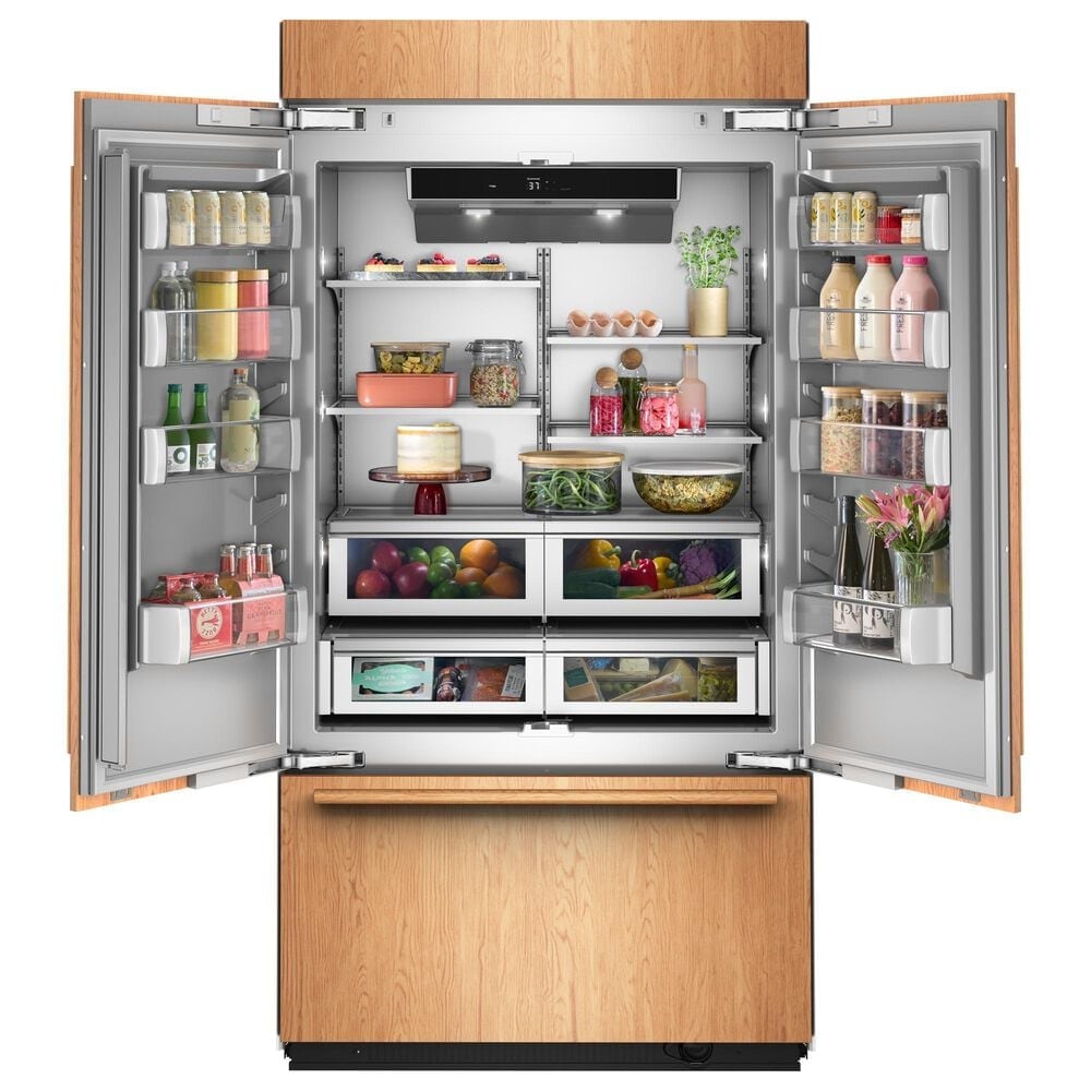 KitchenAid 24.2 Cu. Ft. Built-In French Door Bottom Mount Refrigerator with Platinum Interior in Panel Ready, , large