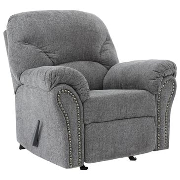 Signature Design by Ashley Allmaxx Rocker Recliner in Pewter, , large