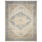 Nourison Vintage Washables Blue and Green 9" x 12" Area Rug, , large