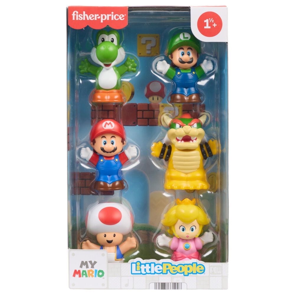 Fisher Price My Mario Figure Set 6-Pack, , large