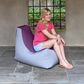 Jaxx Juniper Patio Bean Bag Chair in Purple, , large