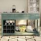 Furniture of America Kling Kitchen Island in Green and White, , large