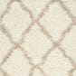 Safavieh Dallas Shag SGD257B-3 3" x 5" Ivory/Beige Area Rug, , large