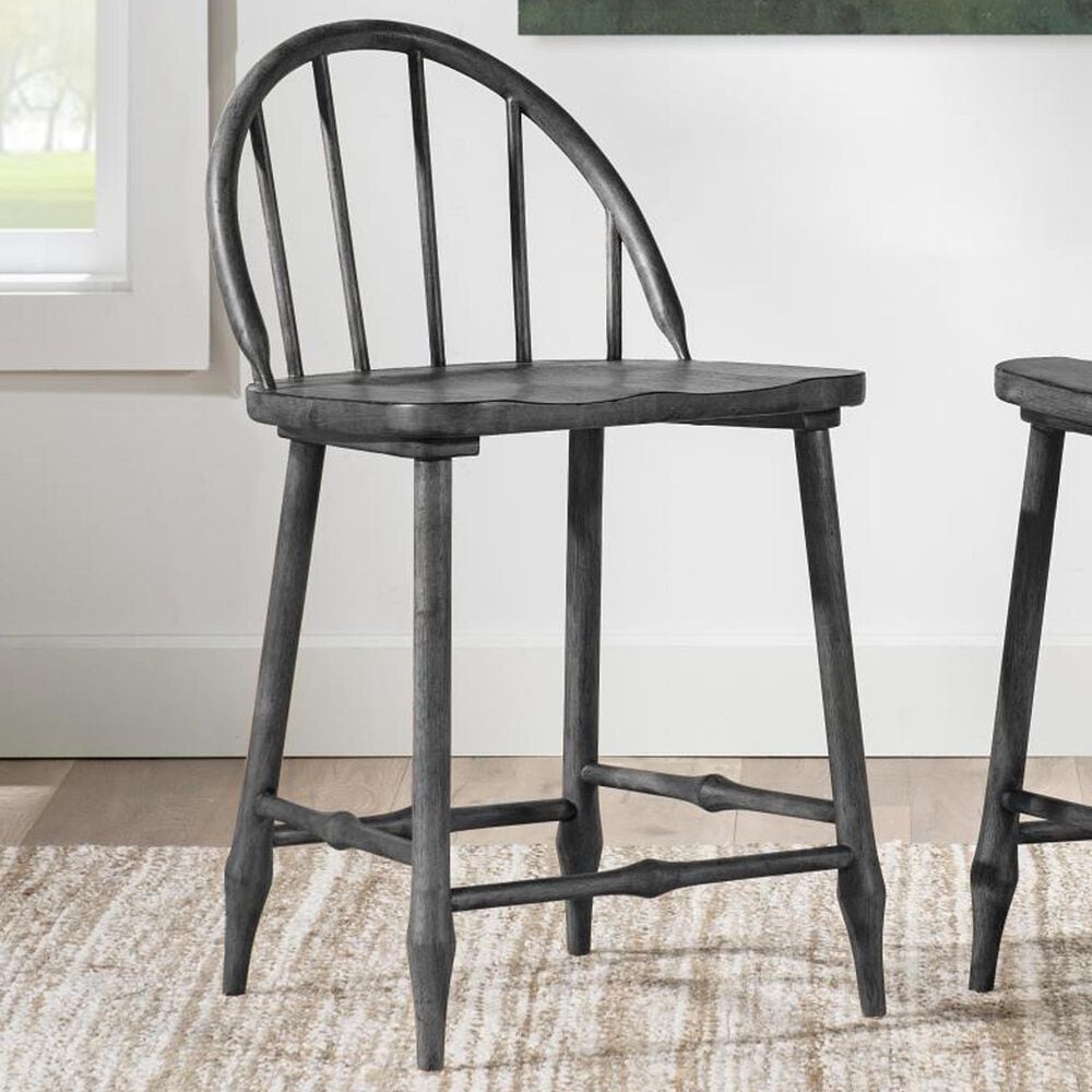 Legacy Classic Furn Direct Shp Vintage Market Counter Height Dining Stool in Kettle Black, , large