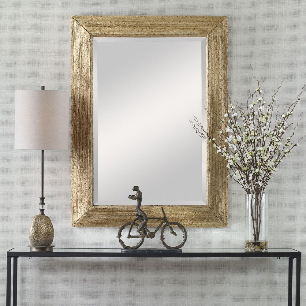 Uttermost Rora Mirror in Natural Brown, , large