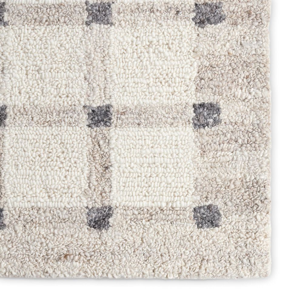 Jaipur Form and Weave Hildie Ivory 3' x 9' Runner, , large