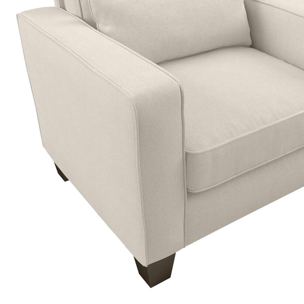 Bush Stockton Arm Chair and Ottoman in Cream, , large