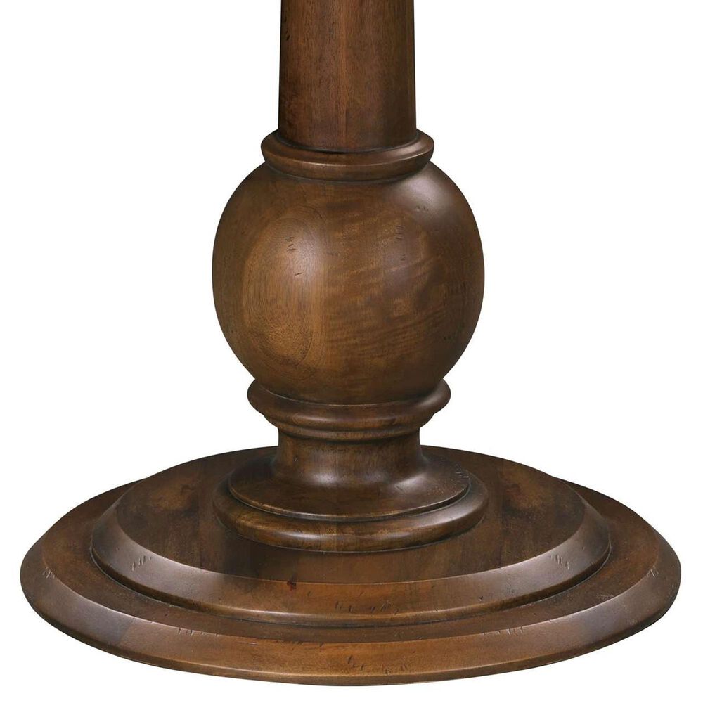 Hekman Fairfax Round End Table in Chestnut Brown and Black, , large