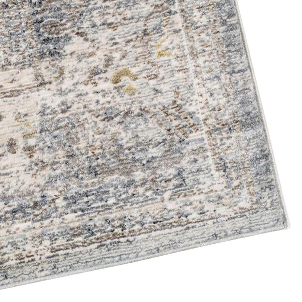 Amer Rugs Fairmont 3&#39;3&quot; x 4&#39;11&quot; Silver and Orange Area Rug, , large