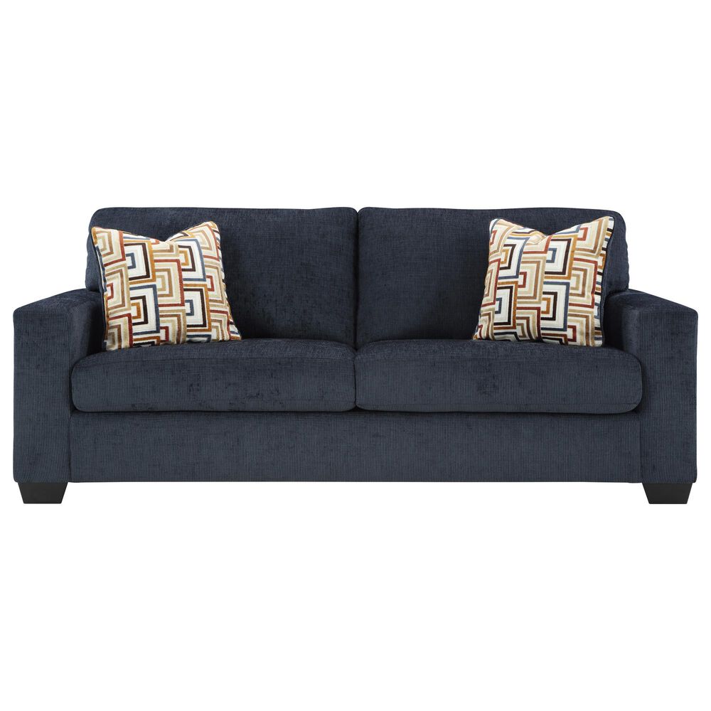 Ashley Aviemore Stationary Sofa and Loveseat Set in Ink, , large