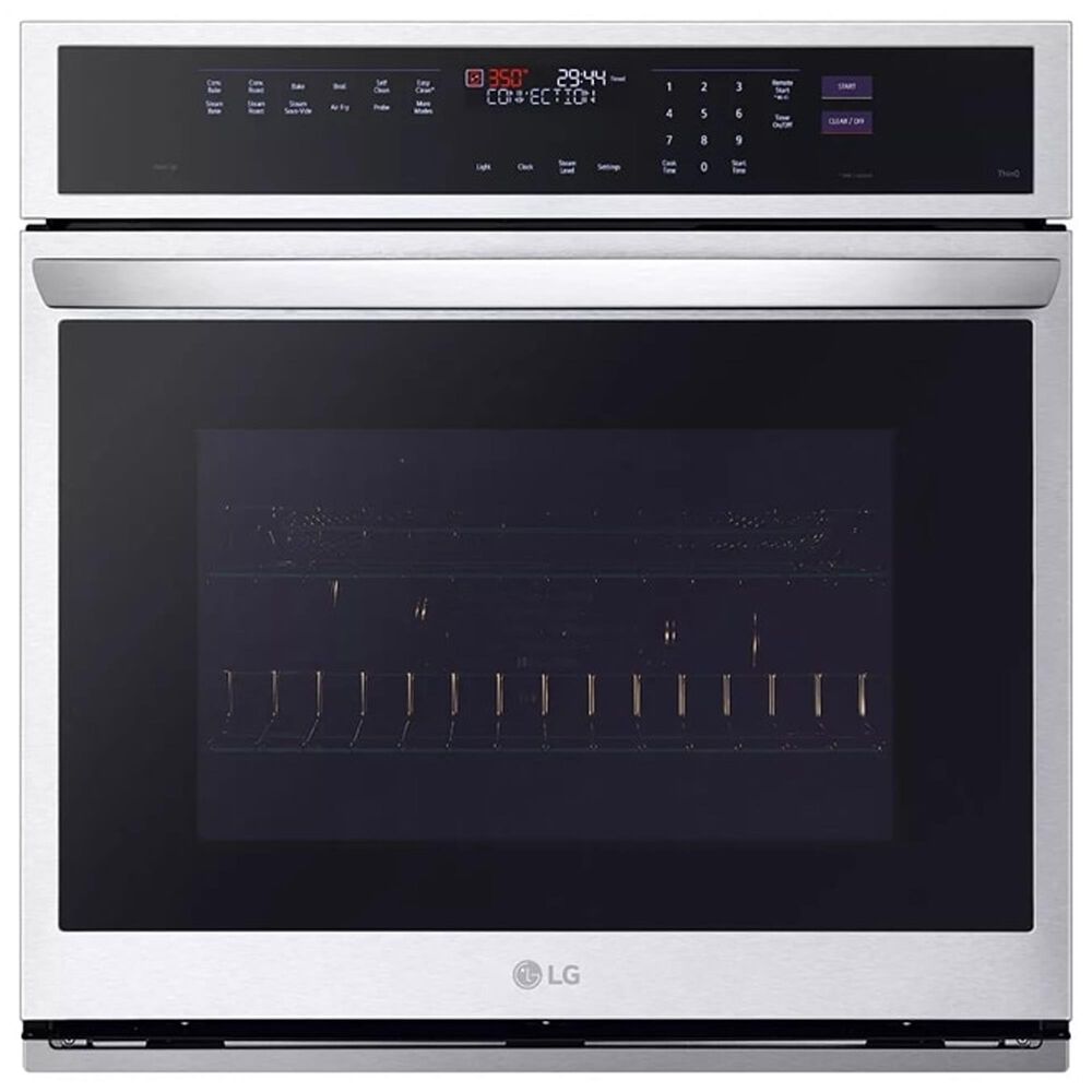 LG 2-Piece Kitchen Package with 4.7 Cu. Ft. Wall Oven and 30&quot; Gas Cooktop in Print Proof Stainless Steel, , large