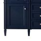 James Martin Brittany 60" Double Bathroom Vanity in Victory Blue with 3 cm Tajnar Eclos Top and Rectangular Sinks, , large