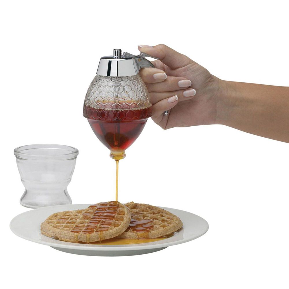 Harold Import Mrs. Anderson Baking Syrup Honey Dispenser in Clear, , large