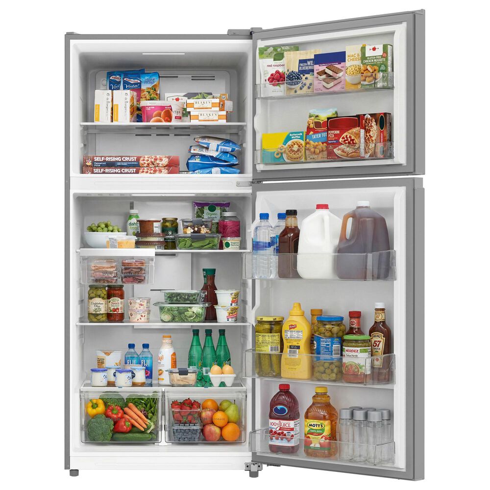 Frigidaire 19 Cu. Ft. Garage Ready Top Freezer Refrigerator with Deli Drawer in Fingerprint Resistant Stainless Steel, , large