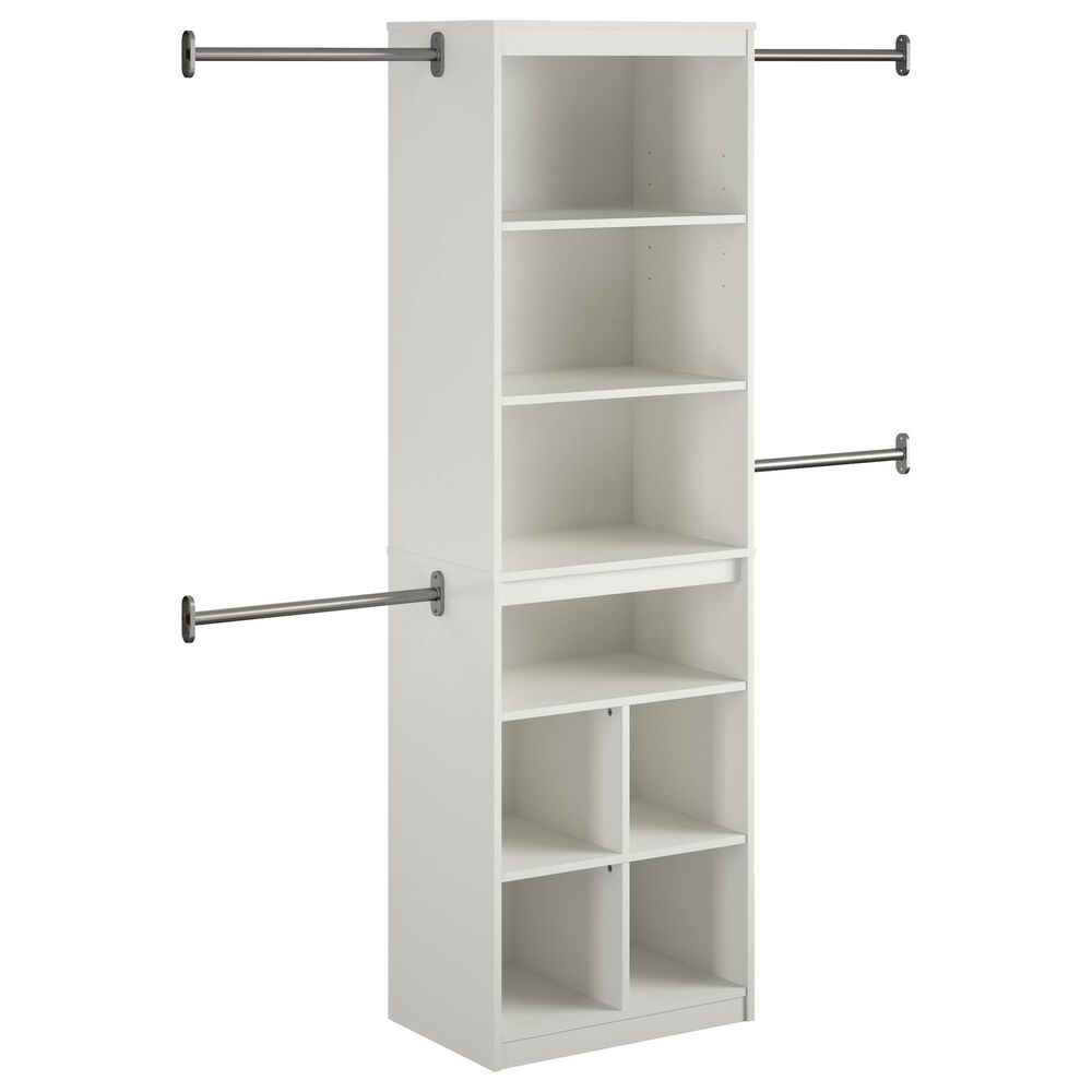 DHP Closet Storage System in White, , large