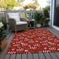 Dalyn Rug Company Wonderland WN18 5" x 7"6" Red Indoor/Outdoor Area Rug, , large