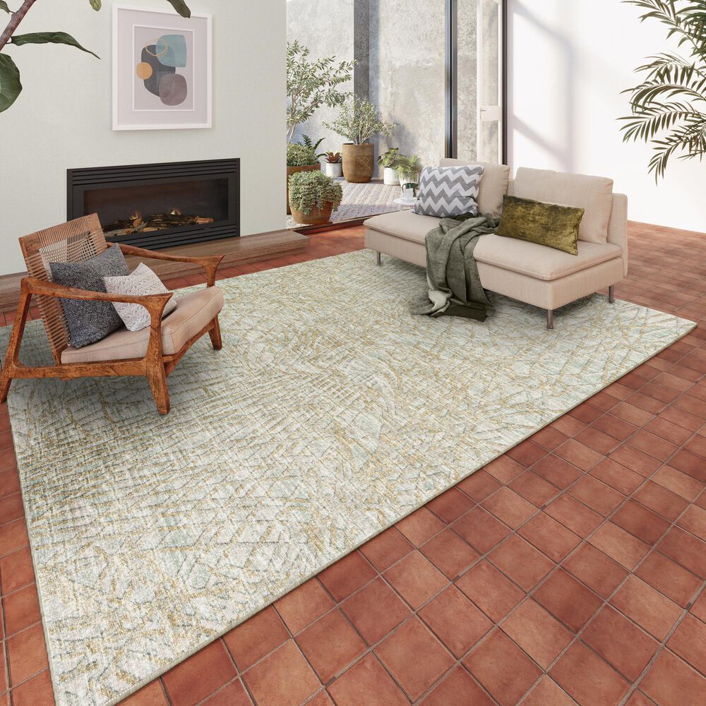 Dalyn Rug Company Winslow WL2AL 5&#39; x 7&#39;6&quot; Aloe Indoor/Outdoor Area Rug, , large