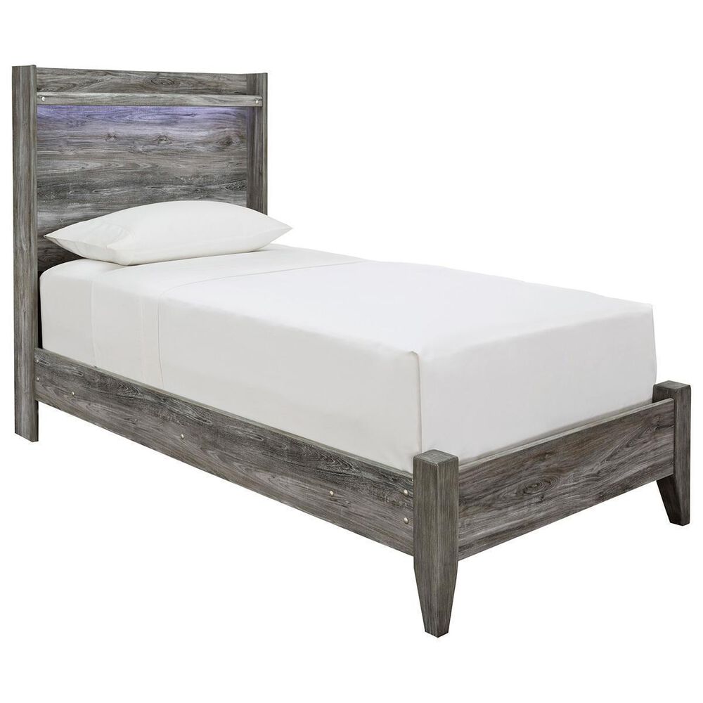 Ashley Baystorm 4 Piece Twin Panel Bed Set in Smokey Gray, , large