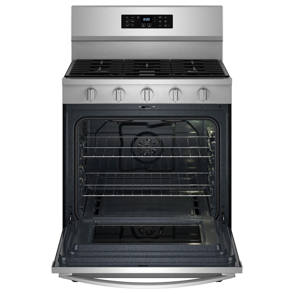 Whirlpool 5.0 Cu. Ft. Freestanding Gas Range with Air Cooking Technology in Stainless Steel, , large