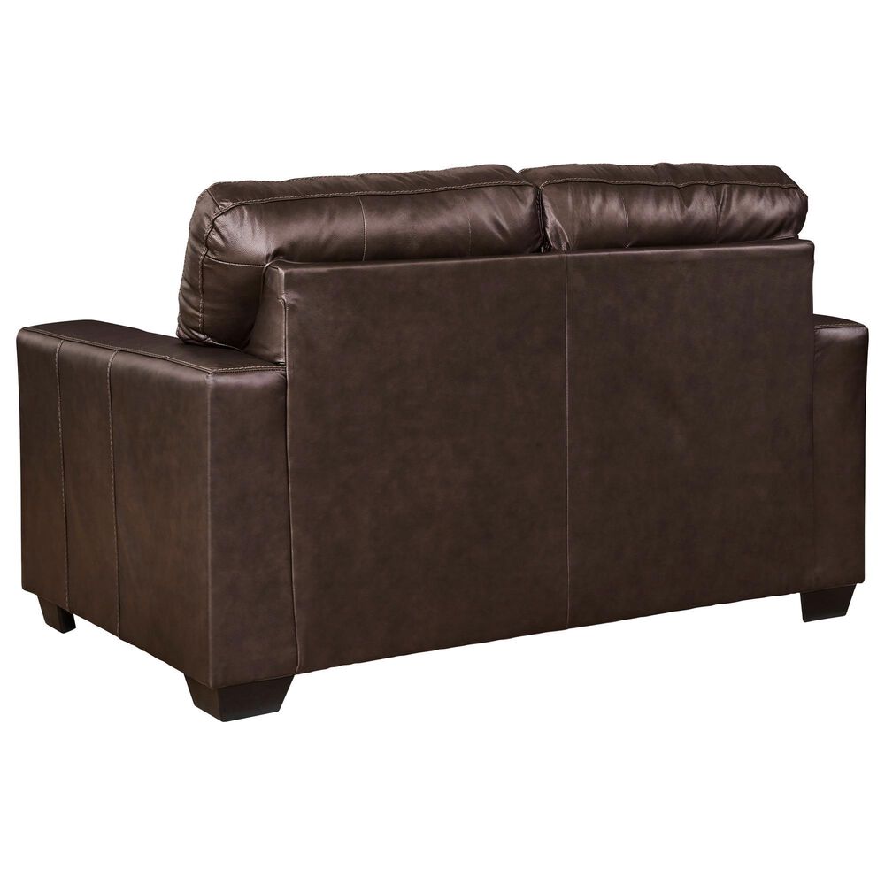 Ashley Santorine 4-Piece Stationary Living Room Set in Dark Brown, , large