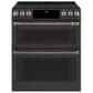 Cafe Handle and Knob Kit for Electric Range in Brushed Copper, , large