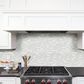 MS International Delano White 12" x 12" Glass and Stone Mosaic Sheet, , large