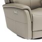 Flexsteel View Swivel Power Recliner with Headrest and Lumbar in Dove, , large