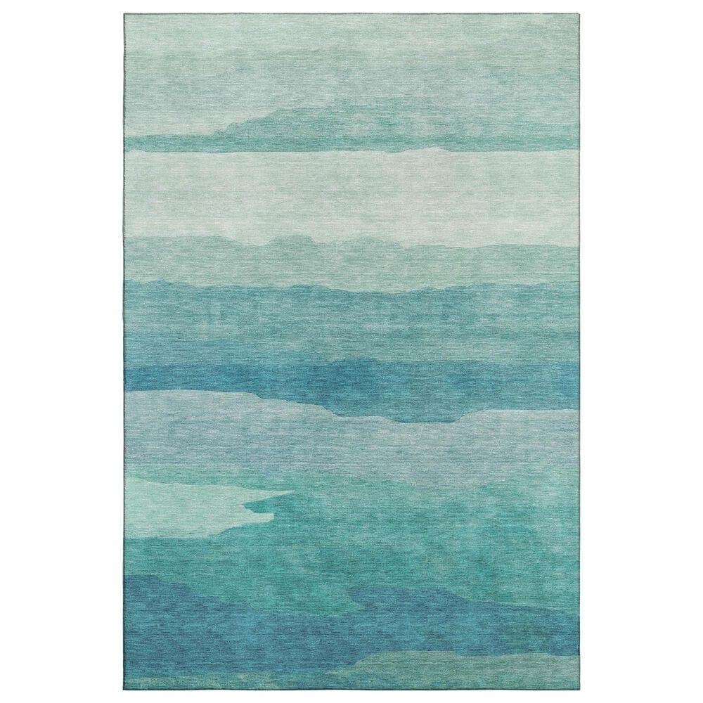 Dalyn Rug Company Pacifica PA9 3" x 5" Turquoise Area Rug, , large