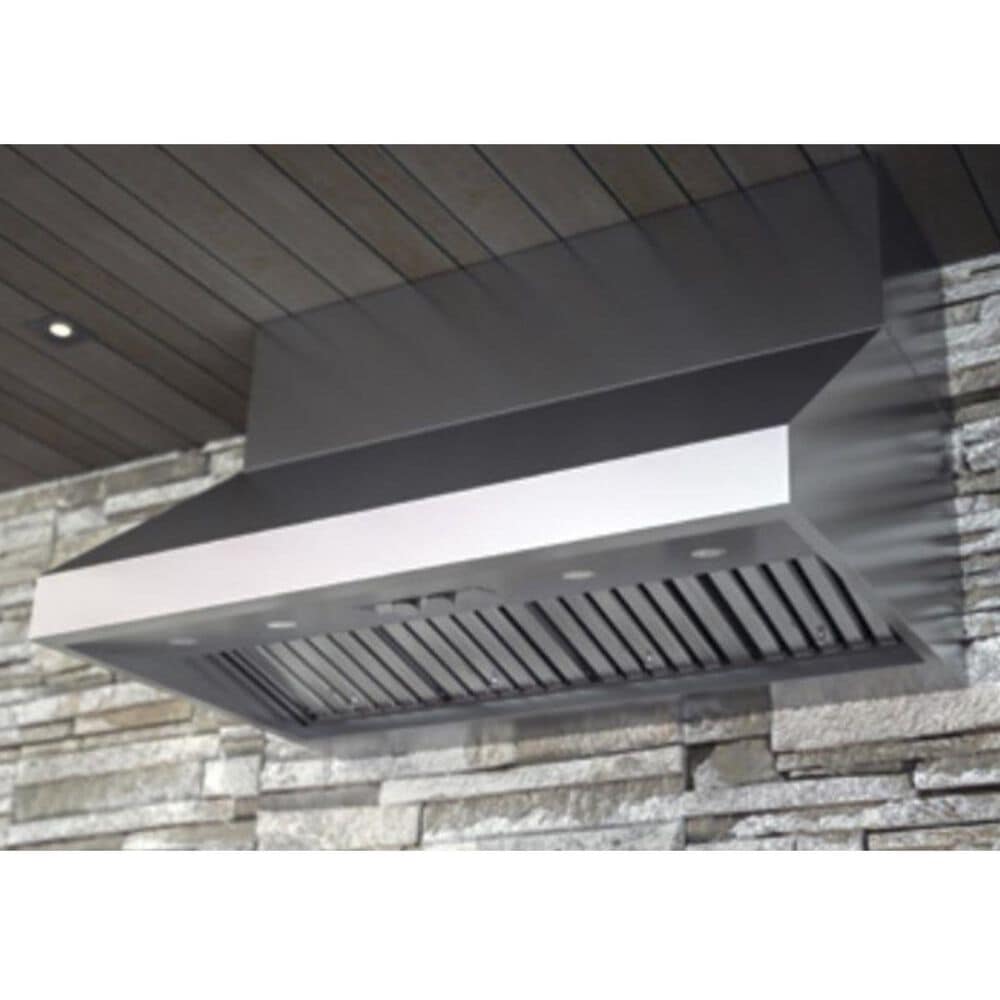 Zephyr 12" Grade Duct Cover in Stainless Steel, , large