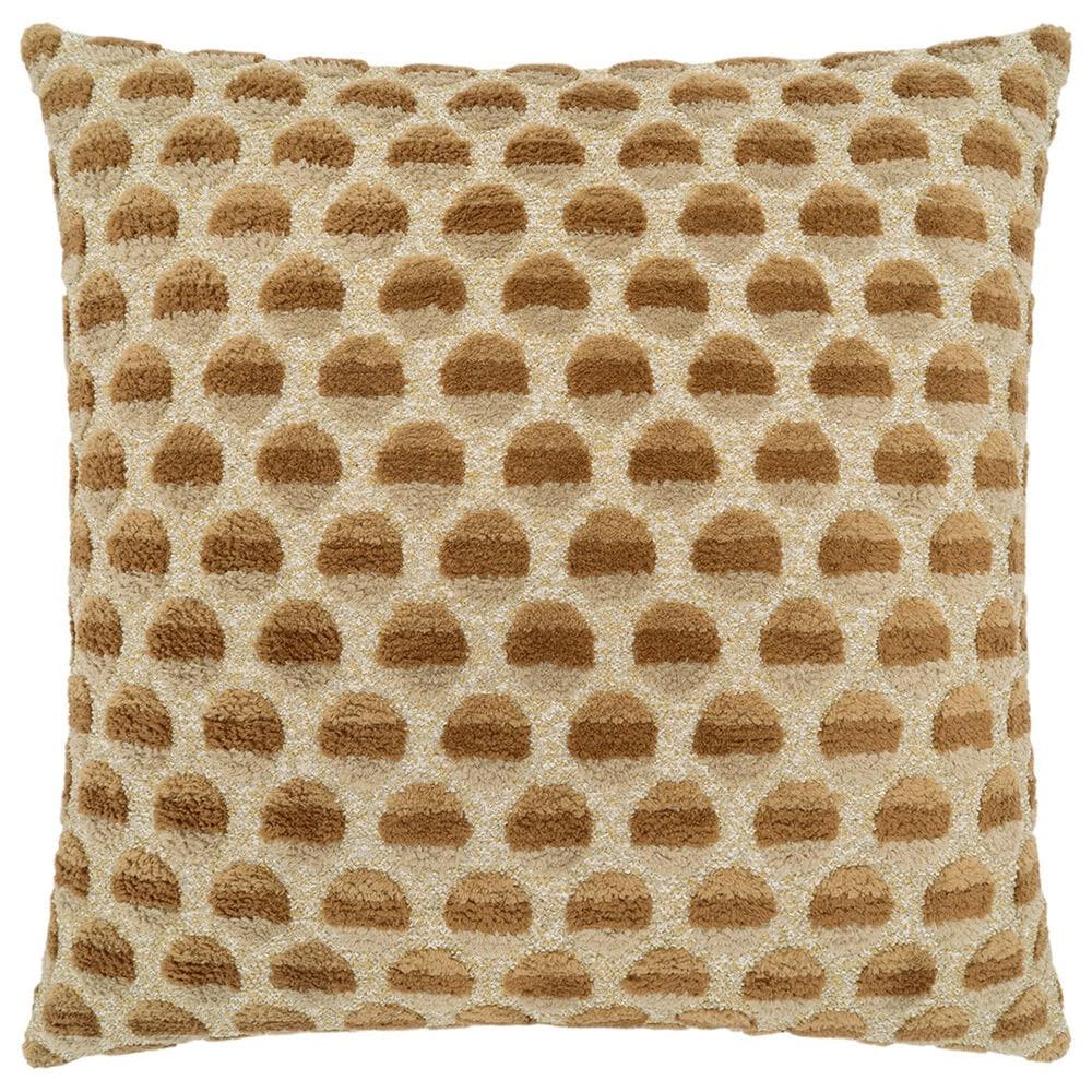 D.V. KAP Home Orby 24" Square Throw Pillow in Caramel, , large