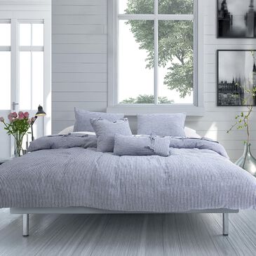 Vista Haus Grant 5-Piece Eastern King Duvet Set in Marine, , large