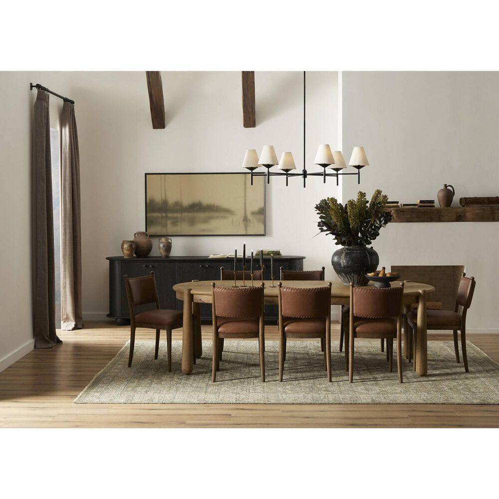 Four Hands Dodie 6-Light Chandelier in Jet Black, , large