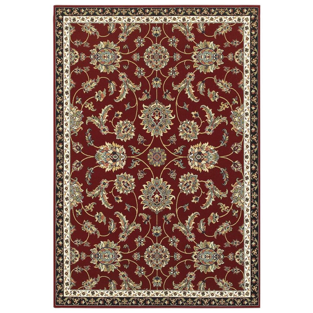 Oriental Weavers Kashan 370RI 1"10" x 3" Red Area Rug, , large