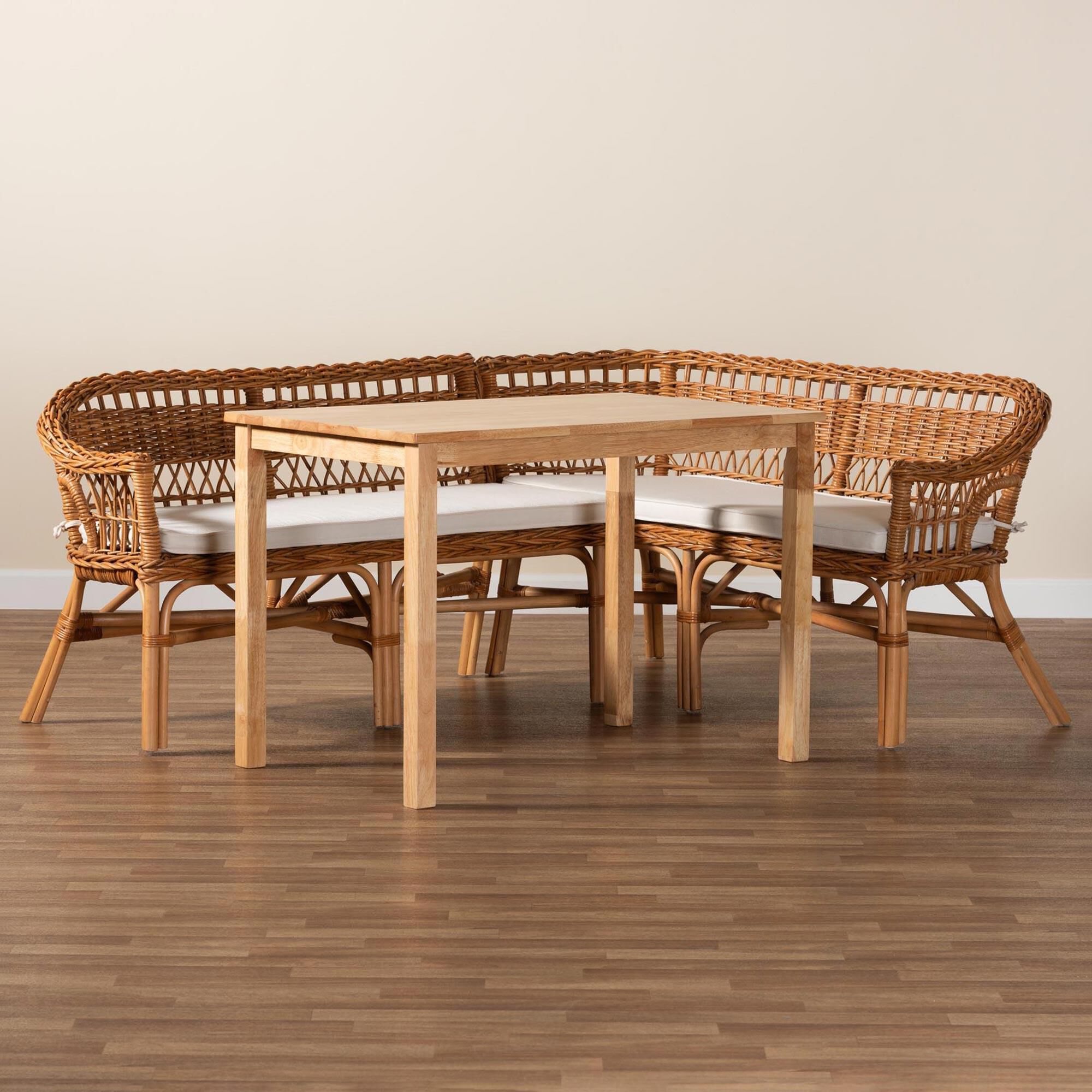Baxton studio dining best sale nook