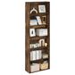 HOMLUX 6-Tier Free Standing Open Storage Bookcase in Amber Pine, , large