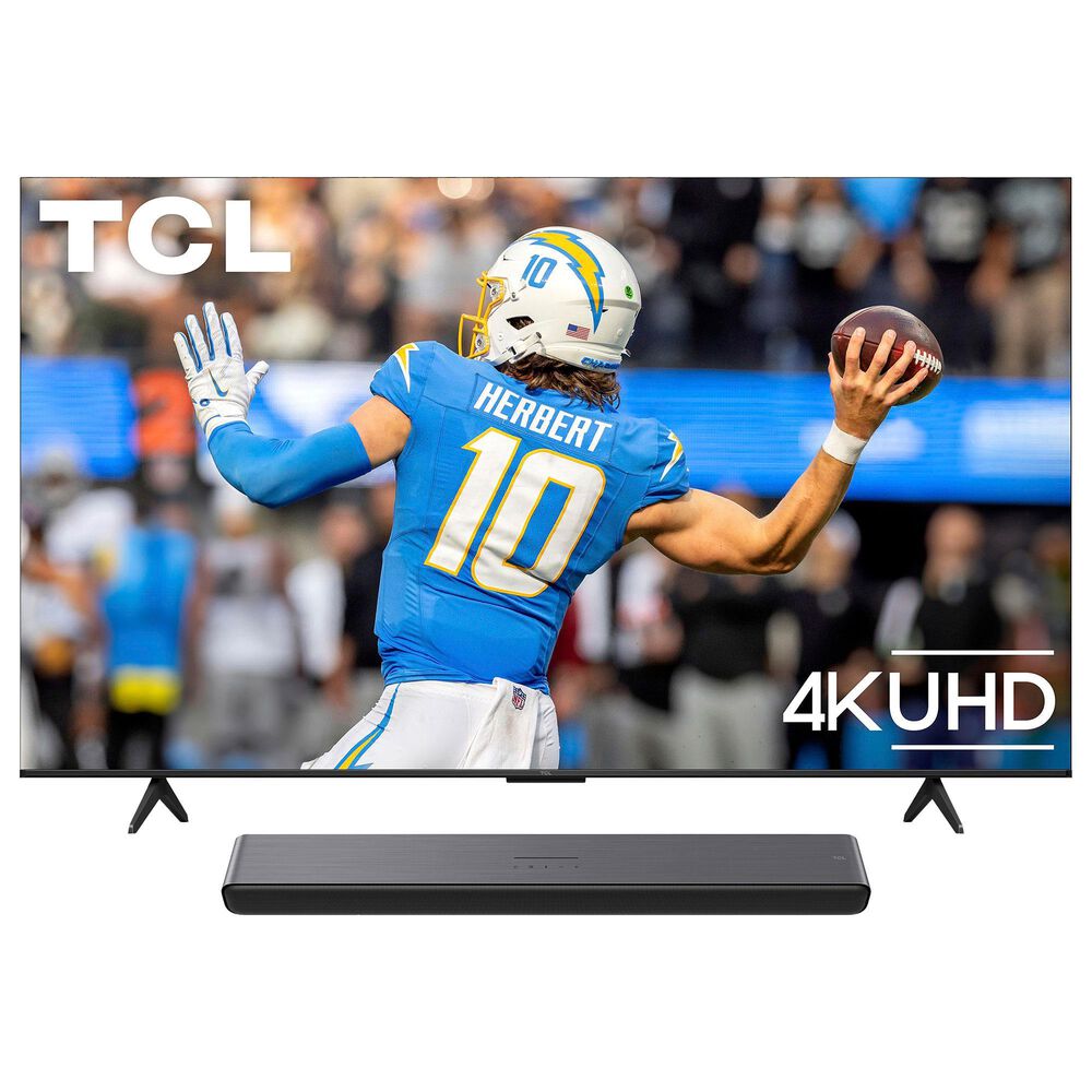 TCL 75" 4K UHD TV w/ Soundbar Sys, , large
