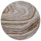 Surya Kavita 10" Round Charcoal, Dark Brown, Camel, Gray and Tan Area Rug, , large
