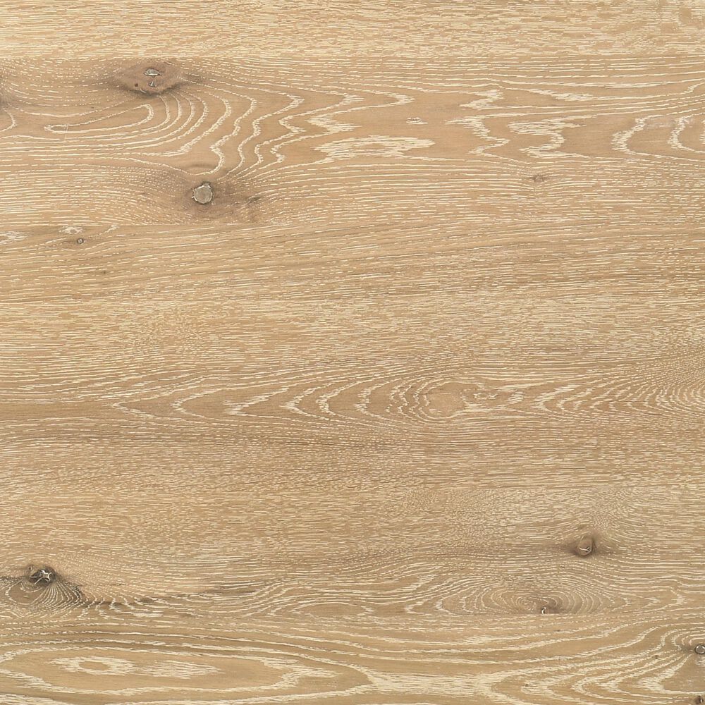 HOMLUX 47"W Round Dining Table with Oak Finish, 4-Leg Base, in Oak, , large