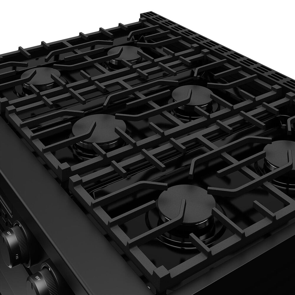Thor Kitchen 6 Cu. Ft. Contemporary Professional Freestanding Gas Range in Black, , large