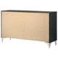 Coaster Lucia 6-Drawer Dresser in Black and Chrome, , large